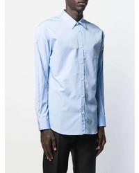 Chemise à manches longues bleu clair DSQUARED2