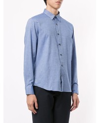 Chemise à manches longues bleu clair D'urban