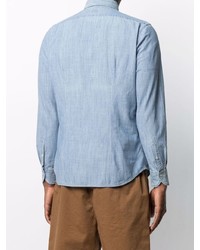 Chemise à manches longues bleu clair Xacus