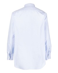 Chemise à manches longues bleu clair Corneliani