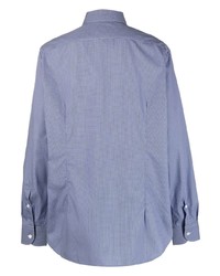 Chemise à manches longues bleu clair Corneliani