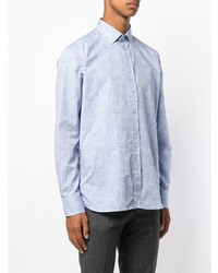 Chemise à manches longues bleu clair Etro