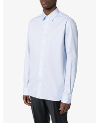 Chemise à manches longues bleu clair Ermenegildo Zegna