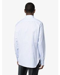 Chemise à manches longues bleu clair Ermenegildo Zegna