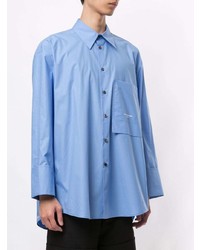 Chemise à manches longues bleu clair Wooyoungmi