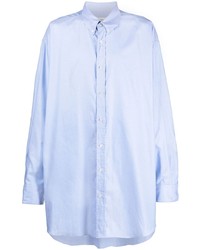 Chemise à manches longues bleu clair Maison Margiela