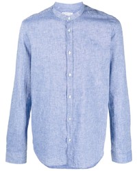 Chemise à manches longues bleu clair Manuel Ritz