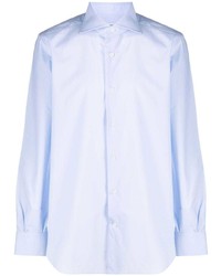 Chemise à manches longues bleu clair Mazzarelli