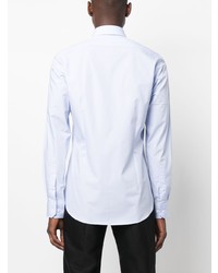 Chemise à manches longues bleu clair Michael Kors Collection