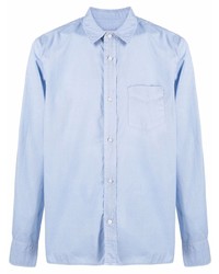 Chemise à manches longues bleu clair Officine Generale