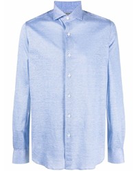 Chemise à manches longues bleu clair Orian