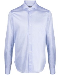 Chemise à manches longues bleu clair Orian