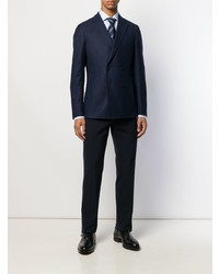 Chemise à manches longues bleu clair Z Zegna