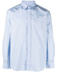 Chemise à manches longues bleu clair Palmes