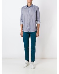 Chemise à manches longues bleu clair Etro