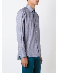 Chemise à manches longues bleu clair Etro