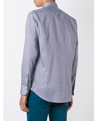 Chemise à manches longues bleu clair Etro