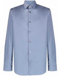 Chemise à manches longues bleu clair Paul Smith