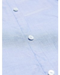 Chemise à manches longues bleu clair DSQUARED2