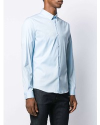 Chemise à manches longues bleu clair Sandro Paris