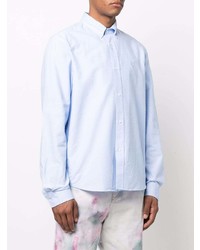 Chemise à manches longues bleu clair Kenzo