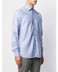 Chemise à manches longues bleu clair Etro