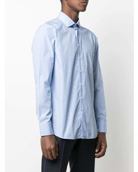 Chemise à manches longues bleu clair Etro