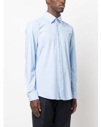 Chemise à manches longues bleu clair BOSS