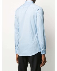 Chemise à manches longues bleu clair Givenchy