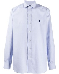 Chemise à manches longues bleu clair Polo Ralph Lauren