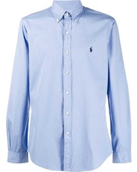 Chemise à manches longues bleu clair Polo Ralph Lauren