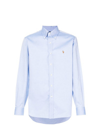 Chemise à manches longues bleu clair Polo Ralph Lauren