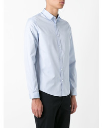 Chemise à manches longues bleu clair Gucci