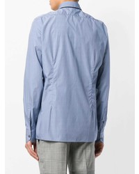 Chemise à manches longues bleu clair Lanvin