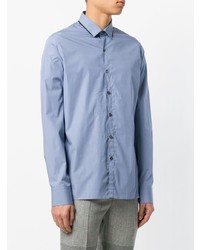 Chemise à manches longues bleu clair Lanvin