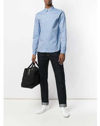 Chemise à manches longues bleu clair A.P.C.