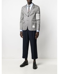 Chemise à manches longues bleu clair Thom Browne