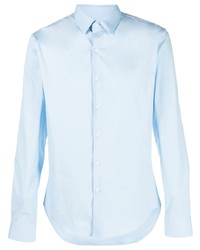 Chemise à manches longues bleu clair Sandro