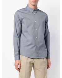 Chemise à manches longues bleu clair A.P.C.