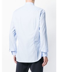 Chemise à manches longues bleu clair Fay