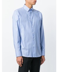 Chemise à manches longues bleu clair Gucci