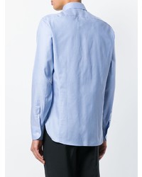 Chemise à manches longues bleu clair Gucci