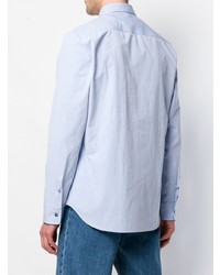 Chemise à manches longues bleu clair Maison Margiela