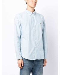 Chemise à manches longues bleu clair PS Paul Smith