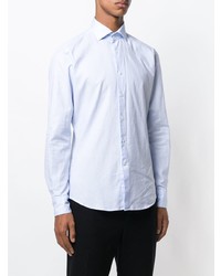 Chemise à manches longues bleu clair Glanshirt