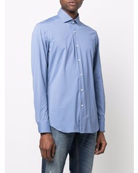 Chemise à manches longues bleu clair Xacus