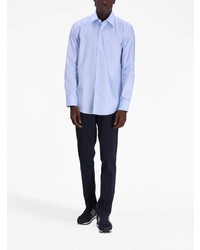 Chemise à manches longues bleu clair BOSS