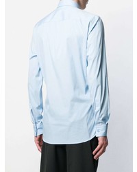 Chemise à manches longues bleu clair Givenchy