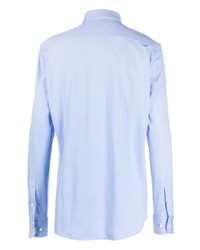 Chemise à manches longues bleu clair BOSS