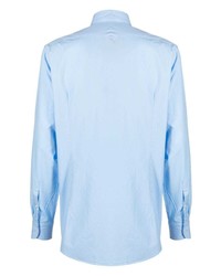 Chemise à manches longues bleu clair Massimo Alba